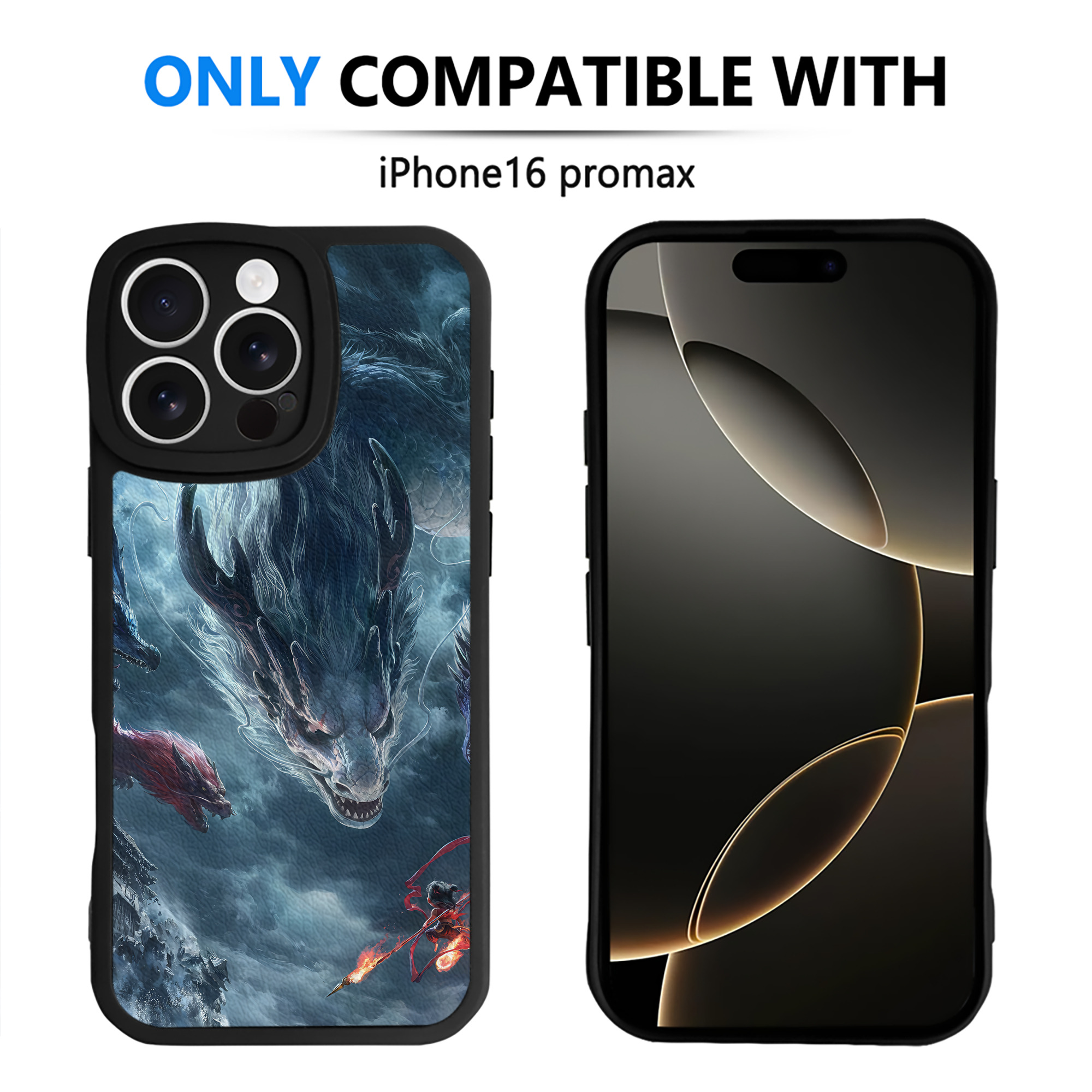 （画像用） Ne Zha 2 ナタ 魔童の大暴れ 【iPhone 16シリーズ対応】シリコンスマホケース（レザー調） 材質：シリコン